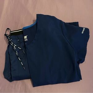 Grey's Anatomy Deep Blue Women's Short Sleeve Top